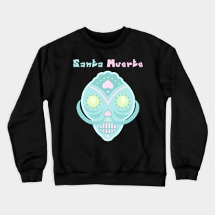 Santa Muerte / blue_pink Crewneck Sweatshirt